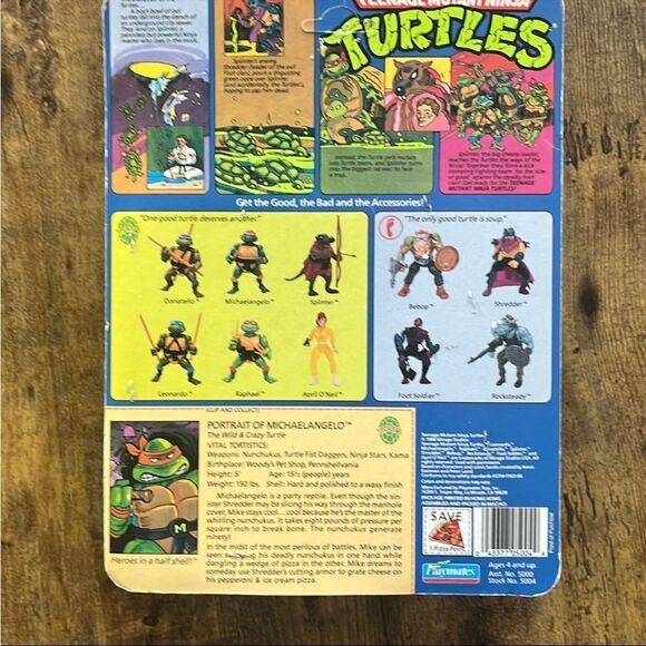 1988 Teenage Mutant Ninja Turtles Action Figure - Vintage Green - Picture 4 of 6